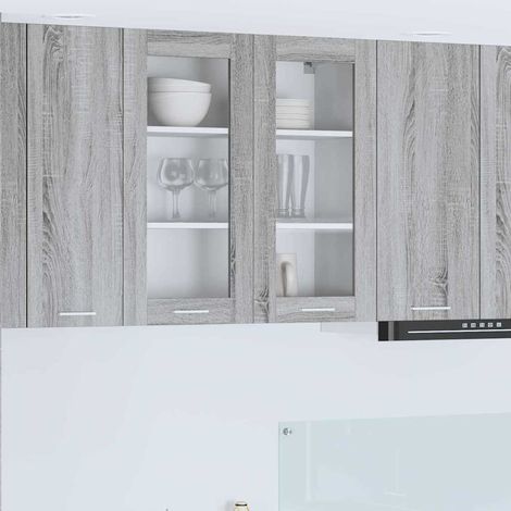 Hängeschrank Graues Sonoma 80 x 31 x 80 cm Holzwerkstoff