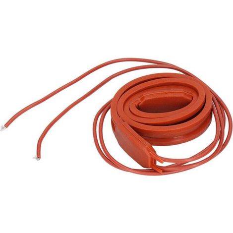 Ceinture chauffante en silicone, étanche, flexible, antigel, autorégulante, 220 V (1/4)