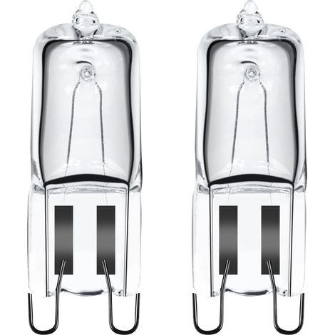 Ampoule de four G9 Halogènes G9 40W 230V Tolérance 300°C Pour Neff/AEG/Smeg/Zanussi/Bosch- Paquet de 2 (1/5)