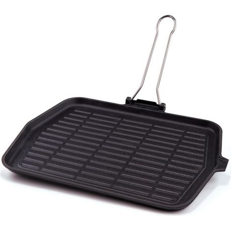 Ilsa Dietella Chef bistecchiera ghisa inossidabile 28x36 cm