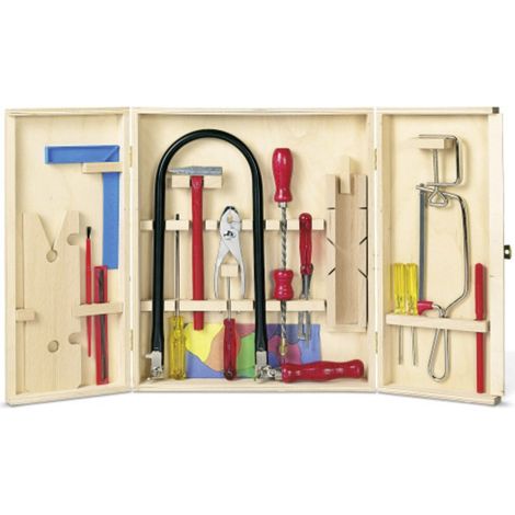 PEBARO Qualitäts-Laubsägeschrank, 24 Teile
