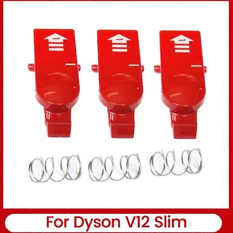 Réservoir d'eau Clip Latch Tab Button pour V12 Slim Aspirateur pièce détachée réservoir d'eau Button Snap avec Spring 3PCS (1/5)