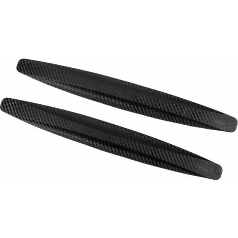 Universel De Voiture Avant Coin Arrière Bumper Guard Protector Fibre De Carbone Anti-collision Bande (Noir) (1/5)