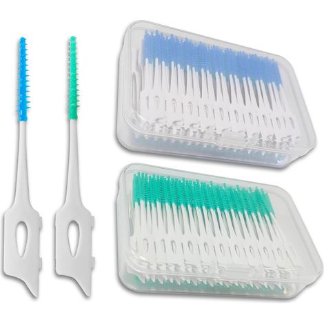Interdentalbürsten silicone 400 Zahnzwischenraumbürsten avec Box (1/5)