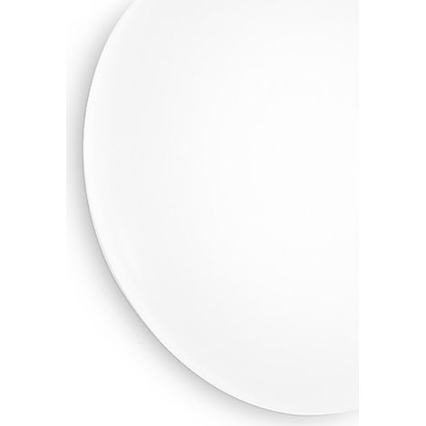 Plafoniera Moderna Clara Metallo Bianco Led 16W 4000K Luce Naturale (1/2)