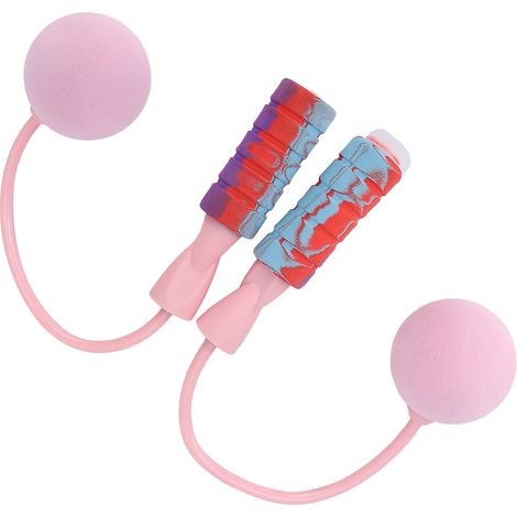 Corde à Sauter Électronique Rose pour Perte de Poids et Cardio Training (1/5)