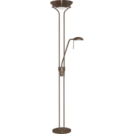 Piantana Contemporaneo Mother Child Acciaio Adjustable Vetro 1 Luce R7S (1/5)