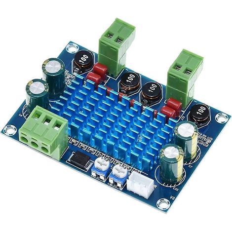 Hochleistungs-HiFi-Digitalverstärkerplatine 2 x 120 W XH-M572, TPA3116D2-Gehäuse, dedizierter 5-V-, 24-V-, 28-V- und 120-W-Eingang (1/5)
