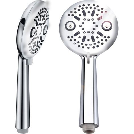 IMEX Cabezal de ducha de mano Nevada plástico ABS color blanco modelo IMEX-MDN012