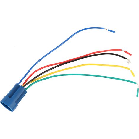 Interrupteur à bouton poussoir LED 12V 0.6in étanche, verrouillage automatique et réinitialisation, commutateur à bascule avec lumière bleue (1/5)