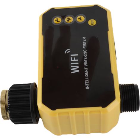 Système d'arrosage intelligent pour plantes avec capteur de pluie, écran numérique, panneau réglable, application de contrôle à distance, étanche IPX5, pour l'extérieur. (1/5)