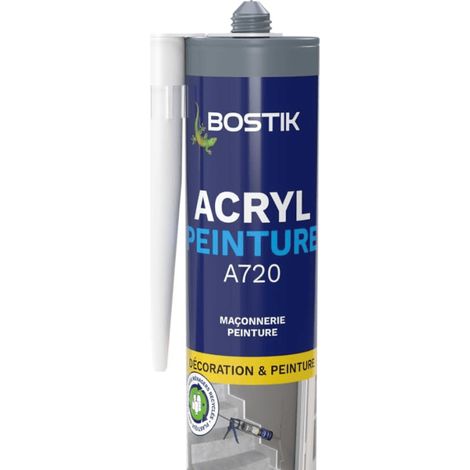 Sigillante acrilico per sigillatura bianco 310 ml (12 pz) - BOSTIK ACRYL-PEINTURE-BLCx12