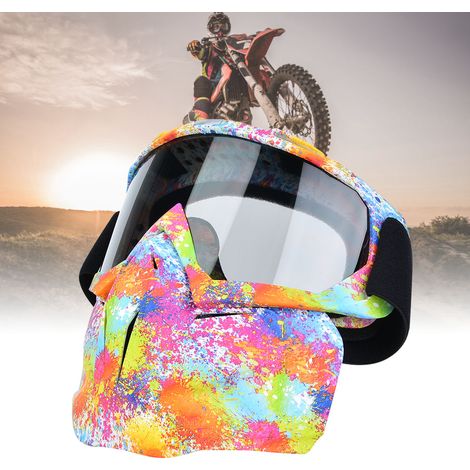 Masque de protection sportif anti-buée pour cyclisme en extérieur, lunettes de sécurité grises