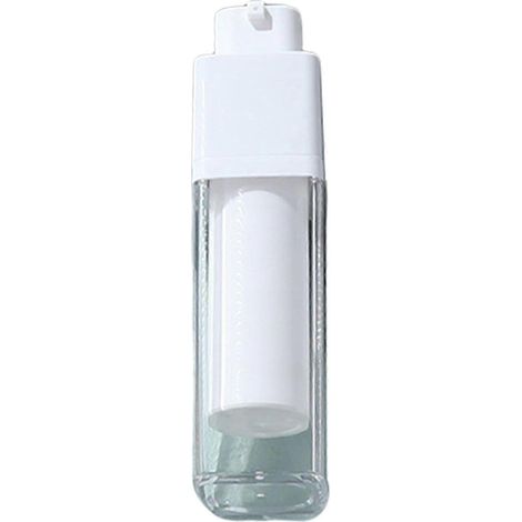 Flacon rechargeable 15 ml/30 ml/50 ml avec pompe à vide portable sans air pour lotion et cosmétiques, idéal pour les voyages.-50ML (1/5)