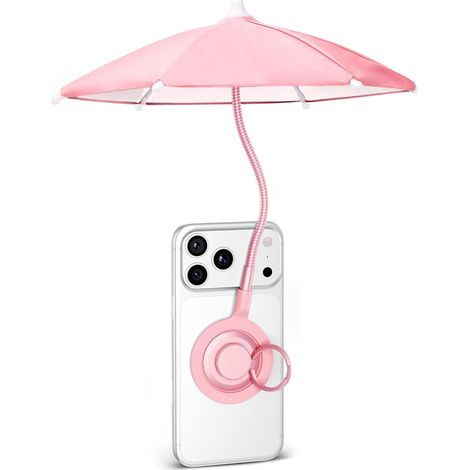 Parasol Smartphone - Capuchon Solaire Mobile - Rotation 360 Degrés - Fixation Magnétique - Réduit éblouissement Et Surchauffe - 1 Pièce (1/5)