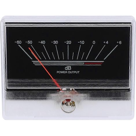 TN90ABGBS0538 Mini-VU-Meter mit hoher Genauigkeit, dB-Verstärkerpegelmesser mit Hintergrundbeleuchtung