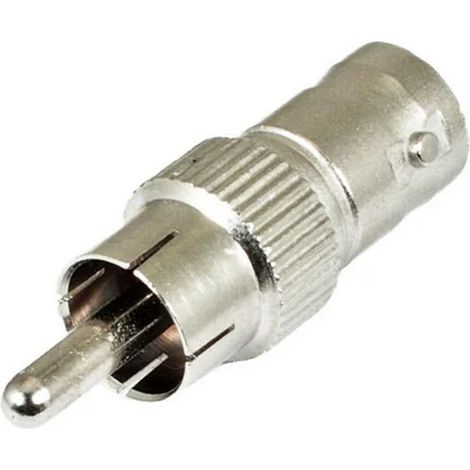 BNC Female to RCA Male Adaptor x 1 Connector - L3.3 x W1 x H1 cm