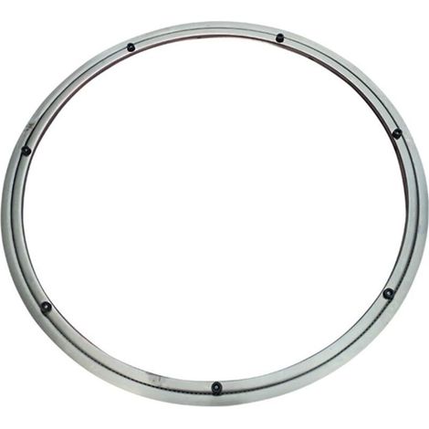 Roulement à billes rotatif silencieux, base en métal pivotante, roulement de plateau tournant pour table à manger, pour usage intensif (ø50 cm/20 pouces)