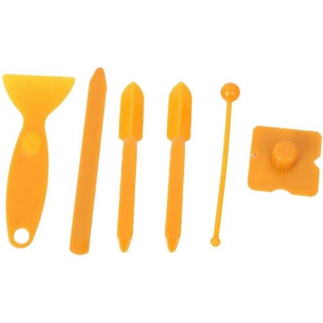 Outils pour le calfeutrage et l'application de mastic pour les joints de joints de salle de bain, cuisine, sol, fenêtre, évier et cadres (1/5)