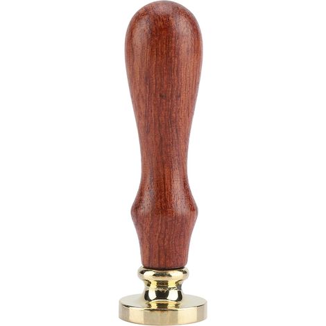 Lot de 1 Bâton de cire à cacheter en bois rétro, sceau classique pour invitations mariage (009) (1/5)