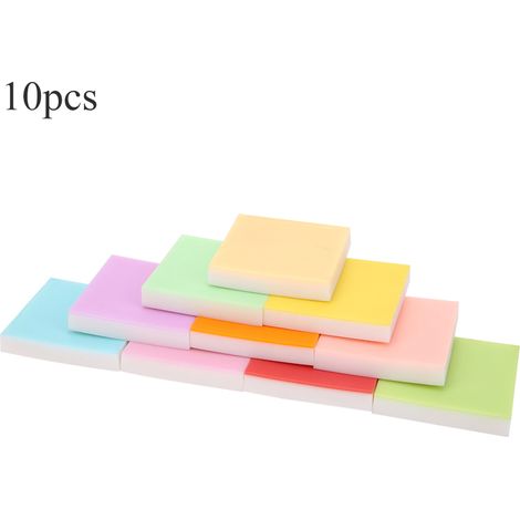 Lot de 10 blocs de gomme double couche pour gravure de tampons DIY, création artisanale de tampons personnalisés (1/5)