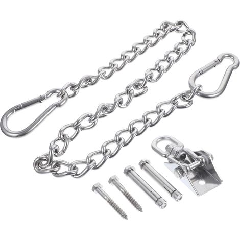 Crochet Fauteuil Suspendu Pivotant 360° en Acier Inoxydable (1/5)