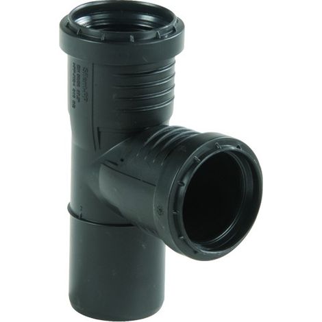 BRAGA 87  ° AD INNESTO IN PP CON GUARNIZIONE SERIE SILENT  EE ¸40   GEBERIT
