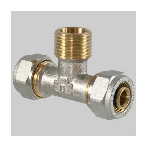 Raccordo a compressione a TEE Maschio 26 x 1 x 26