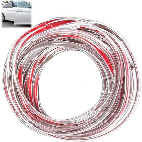 Protection Portiere Voiture, Bande en Silicone Souple 5M Car Edge Trim (1/5)