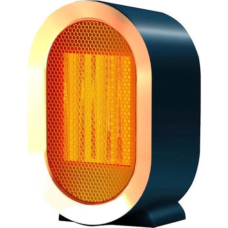 Ynkkvre - Mini radiateur céramique écoénergétique Silencieux, température réglable, protection contre la surchauffe et le basculement (1/5)