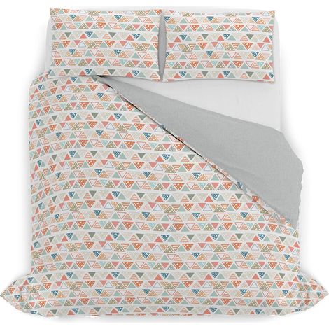 Italian Bed Linen Parure copripiumino Watercolor, 16, Matrimoniale (1/3)