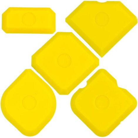 Lot de 5 pièces pour le lissage des joints, grattoirs pour joints en silicone et acrylique (1/3)