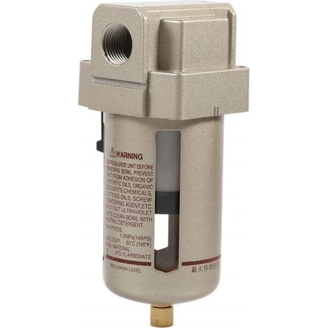 Filtre à air Compressor- 1Pc Durable 1/2 '' Compresseur à filtre à air Filtre séparateur de séparateur d'humidité de l'eau Accessoires de régulateur (1/5)
