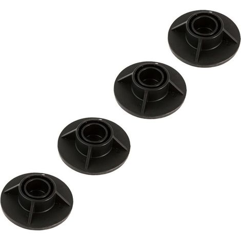 Kit de pieds de support en acier noir pour piscine – Compatible piscines rondes et rectangulaires – Renforcement structurel – Installation facile – Autlead (1/5)