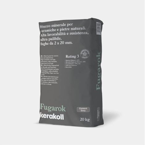 Fugarok colore kk 71 kg.20 stucco minerale per ceramiche e pietre naturali.