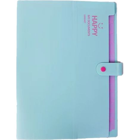 Bolsa para documentos expandible, ideal para el hogar, la oficina y la escuela. Nueva bolsa organizadora de documentos con etiquetas de índice, tamaño A4, fabricada en polipropileno impermeable y resi