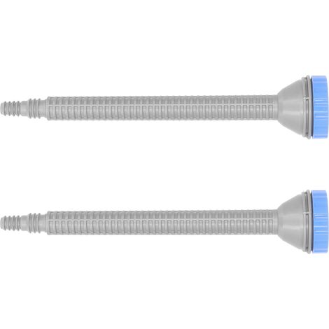 Lot de 2 buses d'arrosage extensibles en acier inoxydable, polyvalentes, pour l'irrigation du jardin et de la maison, bleu-gris, maille 2000. (1/5)