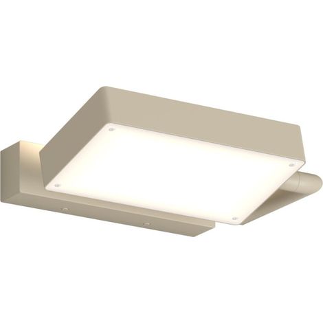 Applique orientabile top light kubi 1212 2 sa led switch 2160lm illuminazione biemissione modulo integrato