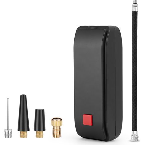 Mini pompe à air électrique gonfleur sans fil portable, compresseur d'air batterie externe pour pneus de VTT (1/5)