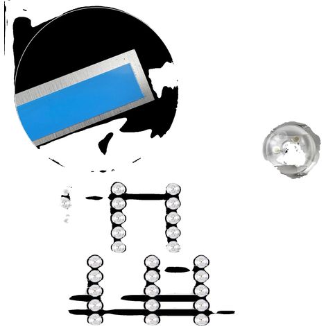 Tira de LED de 1152 mm de longitud, 11 LED por tira, voltaje de 6 V, compatible con televisores de 55 pulgadas, incluye 10 tiras. (1/5)