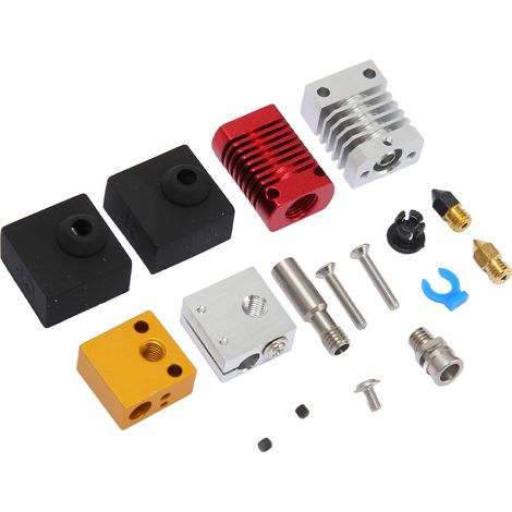 Extrudeur Hotend Mk8 avec Buse en Laiton pour Ender 3, CR-10 - Pièce de Rechange Imprimante 3D (1/5)
