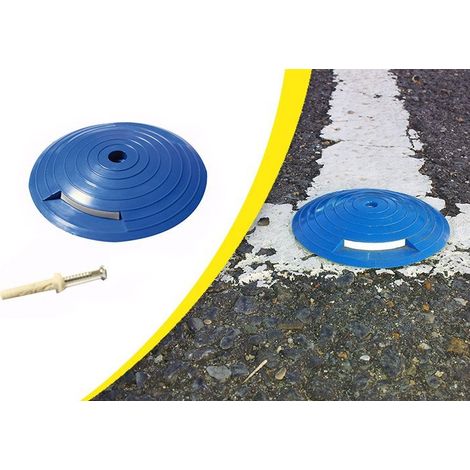 Markierungspfosten Ø 90mm reflektierend gelb WATTELEZ - 630020J