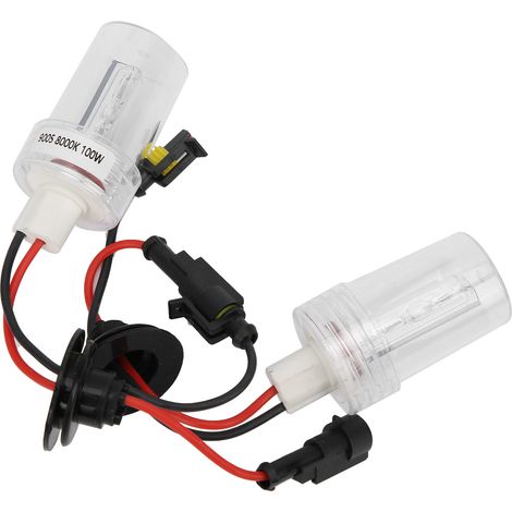 Paire d'ampoules xénon HID 9005 pour phares de voiture, 100 W, 8000 K, 6800 lm, accessoire pour phares de voiture (1/5)