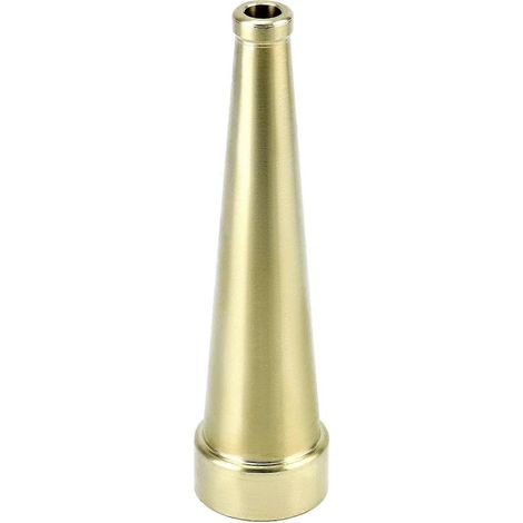 Plain Hose Nozzle with 1" NPSH (NPT), 8" Length 3/8" Orifice Garden Water Hose Nozzle, Brass Fire Equipment (1/5)