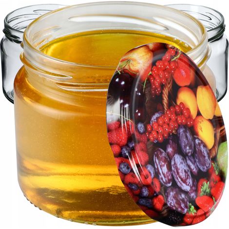 KADAX Słój Berti 330ml fi82 TO-330 pakiet 10szt + (1/5)