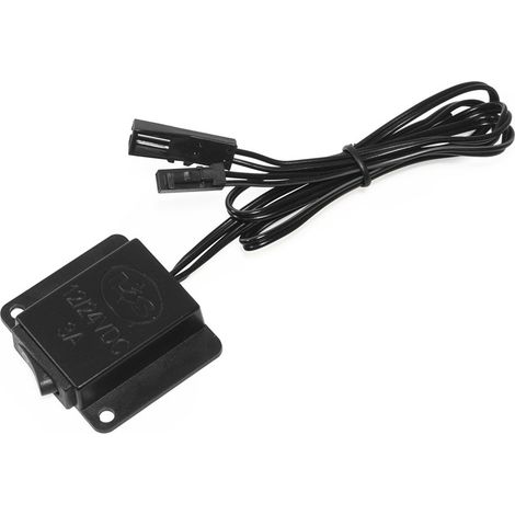 Interruttore a bilanciere nero 12/24 V 36/72 W L&S