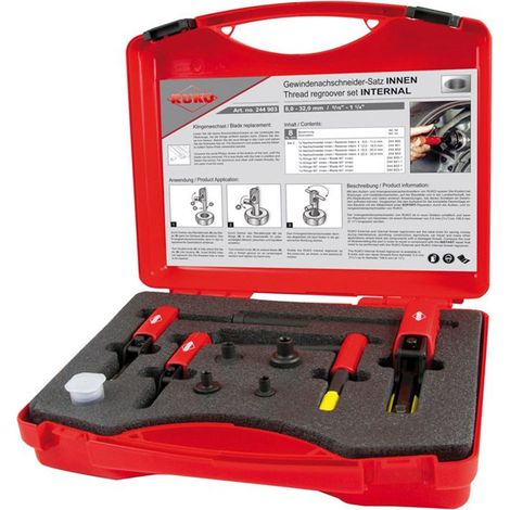 Ruko-244903-Juego de 8 restauradores de roscas hembra (8-32 mm)