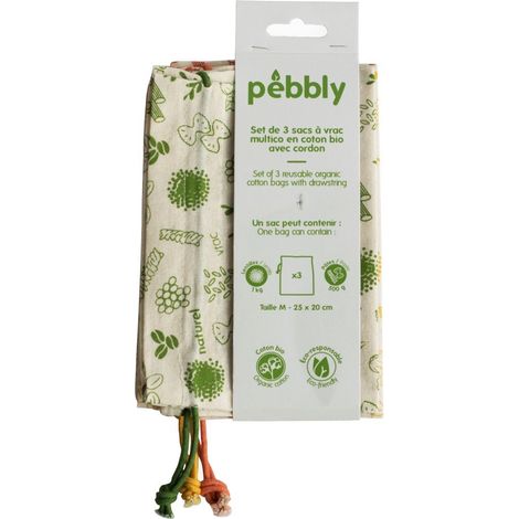 Sac à vrac M x3 - Pebbly (1/2)