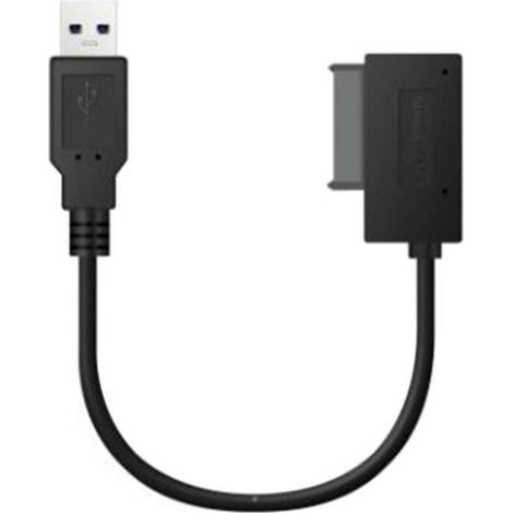 Adaptateur SATA vers USB 2.0 - Pour Lecteur CD DVD Rom Slimline - 6P + 7P - Câble Convertisseur 13 Broches - 1 Pièce (1/4)