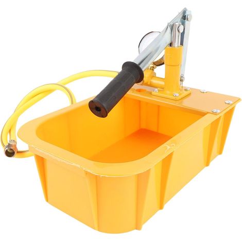 Pompe de Test manuelle de pression d'eau, avec jauge G1/2, connecteur à filetage Standard, testeur de fuite de tuyau pour système de chauffage par canalisation. (1/5)